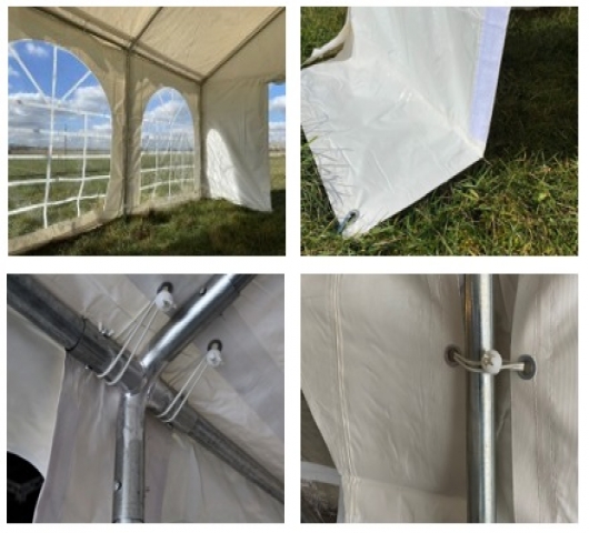 PVC PARTYTENT 4X8M ELITE 2.6 - Foto 3