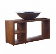 Piatto Tavolo Large Corten