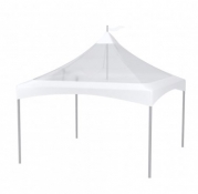 PAGODE KEDER TENT MET PANORAMA DAKZEIL - ZONDER ZIJWANDEN - 4X4M