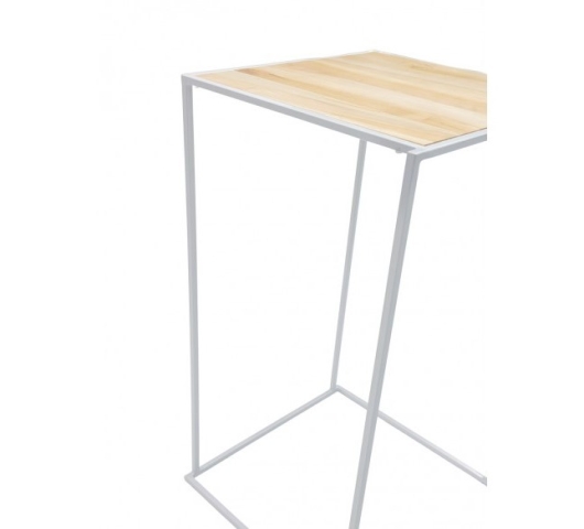 Bartafel / Milano / wit / stapelbaar - Foto 2