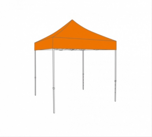 VOUWTENT ALUMINIUM FRAME MET DAKZEIL - 3X3M - PVC LIGHT - Foto 1