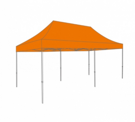 VOUWTENT ALUMINIUM FRAME MET DAKZEIL - 4X8M - PVC LIGHT - Foto 1