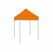 VOUWTENT STALEN FRAME MET DAKZEIL EN BESCHERMHOES - 3X3M - POLYESTER